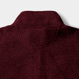THERMASOFT SWEATER FLEECE QUARTER-ZIP - ZINFANDEL