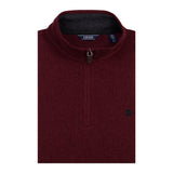 THERMASOFT SWEATER FLEECE QUARTER-ZIP - ZINFANDEL