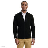 SHAKER FLEECE JACKET - BLACK