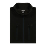SHAKER FLEECE JACKET - BLACK
