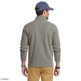 SHAKER FLEECE JACKET - LT GREY HTHR