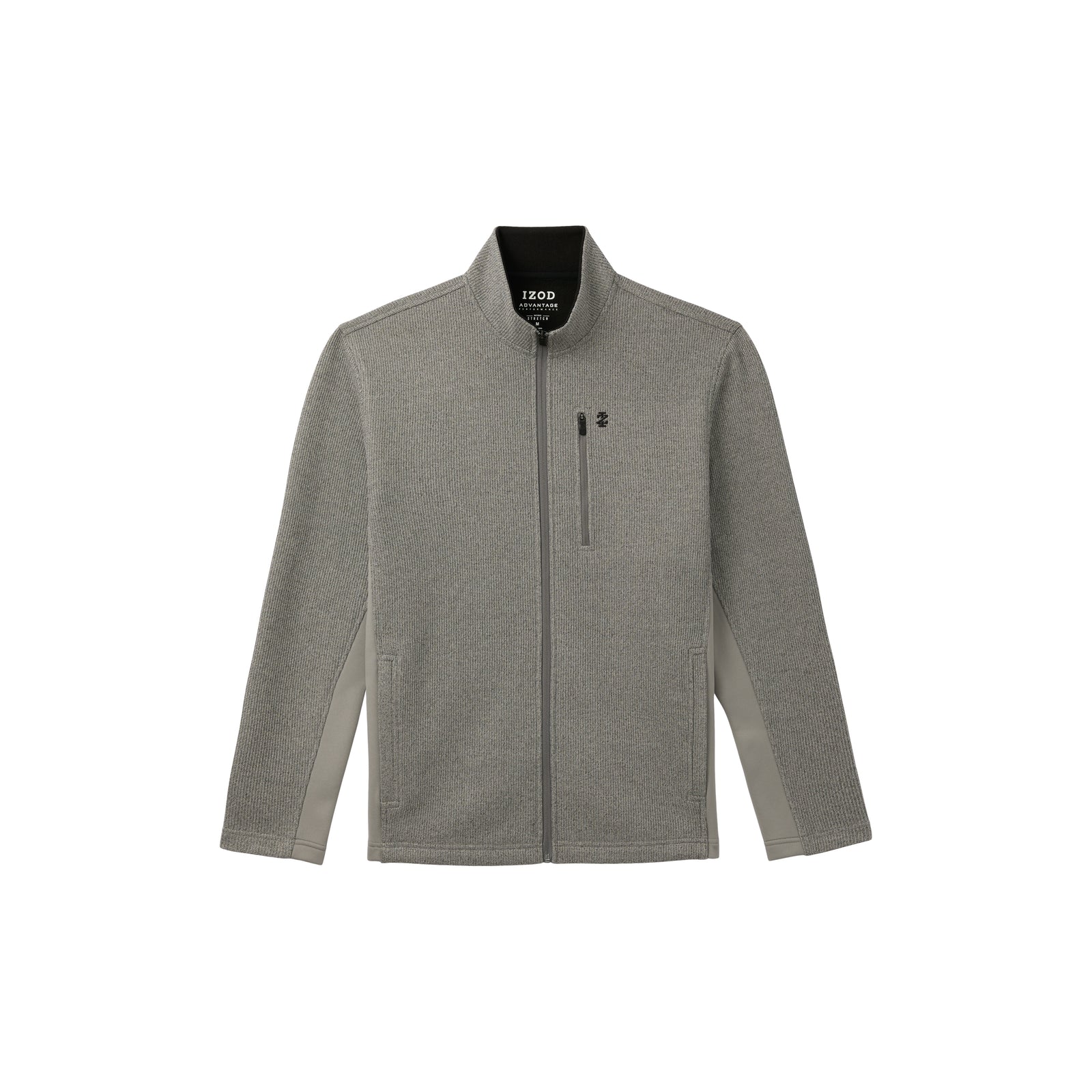 Shaker Fleece Jacket - Lt Grey Hthr – IZOD