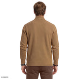 SHAKER FLEECE JACKET - CAMEL HTHR