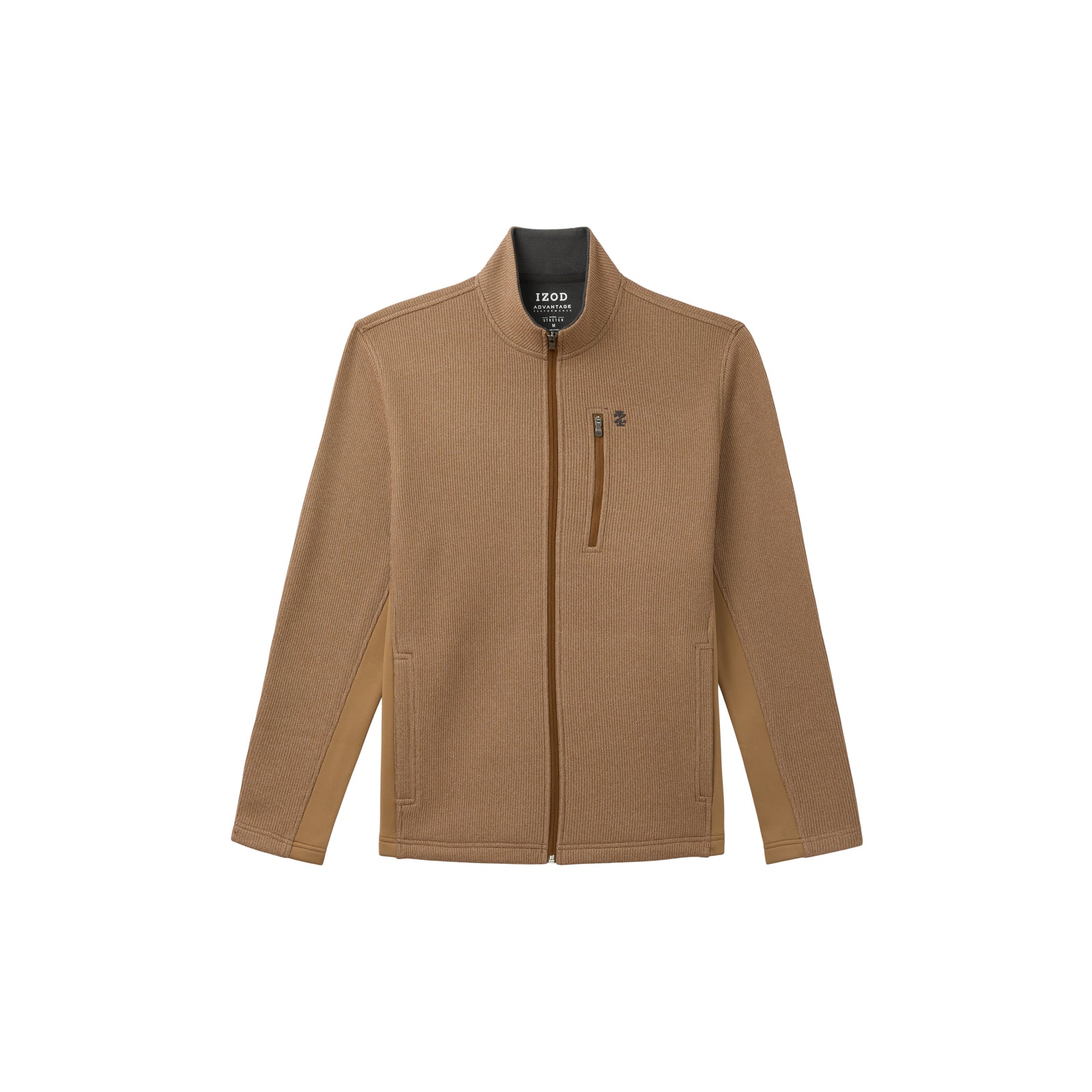 Shaker Fleece Jacket - Camel Hthr – IZOD