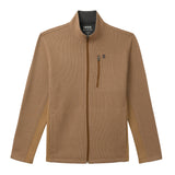 SHAKER FLEECE JACKET - CAMEL HTHR