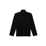 BIG & TALL SHAKER FLEECE JACKET - BLACK