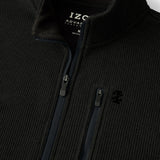 SHAKER FLEECE JACKET - BLACK