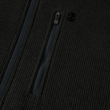 SHAKER FLEECE JACKET - BLACK