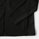 SHAKER FLEECE JACKET - BLACK