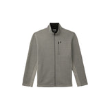 BIG & TALL SHAKER FLEECE JACKET - LT GREY HTHR