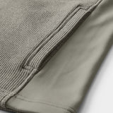 SHAKER FLEECE JACKET - LT GREY HTHR