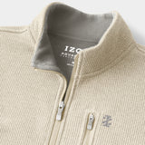 BIG & TALL SHAKER FLEECE JACKET - ROCK HTHR