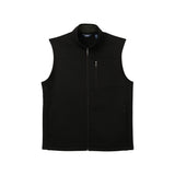 SWEATER FLEECE VEST - BLACK