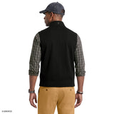 SWEATER FLEECE VEST - BLACK