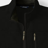 SWEATER FLEECE VEST - BLACK