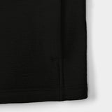 SWEATER FLEECE VEST - BLACK