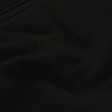 SWEATER FLEECE VEST - BLACK