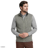 SWEATER FLEECE VEST - ULTIMATE GRAY