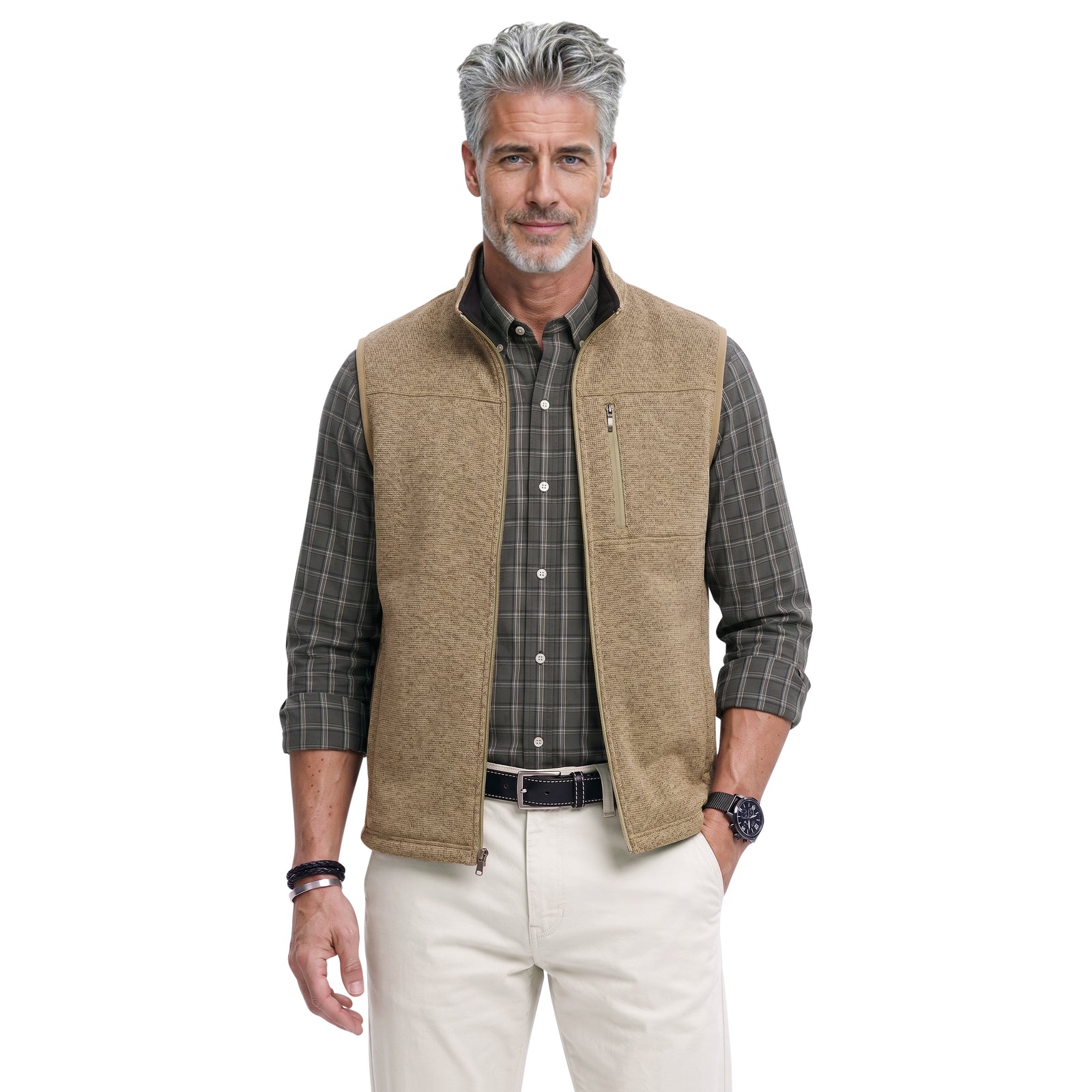 Sweater Fleece Vest - Crockery – IZOD