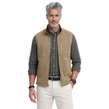 SWEATER FLEECE VEST - CROCKERY