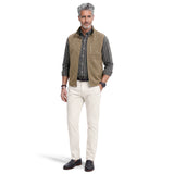 SWEATER FLEECE VEST - CROCKERY