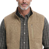 SWEATER FLEECE VEST - CROCKERY