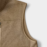 SWEATER FLEECE VEST - CROCKERY