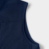 SWEATER FLEECE VEST - MEDIEVAL BLUE