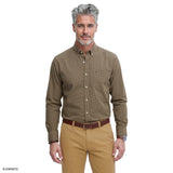 PERFORMANCE COMFORT BUTTON-DOWN SHIRT - CROCKERY