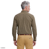 PERFORMANCE COMFORT BUTTON-DOWN SHIRT - CROCKERY