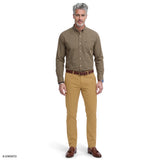PERFORMANCE COMFORT BUTTON-DOWN SHIRT - CROCKERY