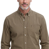 PERFORMANCE COMFORT BUTTON-DOWN SHIRT - CROCKERY