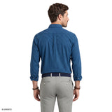 PERFORMANCE COMFORT PLAID BUTTON-DOWN SHIRT - BRIGHT COBALT
