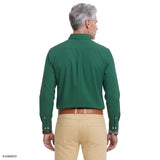 PERFORMANCE COMFORT BUTTON-DOWN SHIRT - DARK GREEN