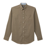 BIG & TALL PERFORMANCE COMFORT BUTTON-DOWN SHIRT - CROCKERY