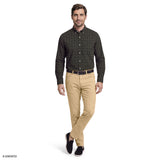 PERFORMANCE COMFORT PLAID BUTTON-DOWN SHIRT - DARK SHADOW