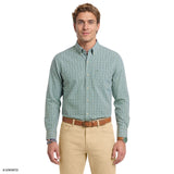 PERFORMANCE COMFORT PLAID BUTTON-DOWN SHIRT - GREEN BAY