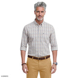 PERFORMANCE COMFORT PLAID BUTTON-DOWN SHIRT - ZINFANDEL