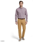 PERFORMANCE COMFORT PLAID BUTTON-DOWN SHIRT - GRAPE WINE
