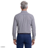 PERFORMANCE COMFORT PLAID BUTTON-DOWN SHIRT - LAVENDER