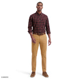 HOLIDAY TARTAN BUTTON-DOWN SHIRT - JESTER RED