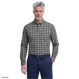 HOLIDAY TARTAN BUTTON-DOWN SHIRT - DARK GREEN