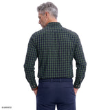 HOLIDAY TARTAN BUTTON-DOWN SHIRT - BLUE DEPTHS