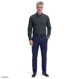 HOLIDAY TARTAN BUTTON-DOWN SHIRT - BLUE DEPTHS
