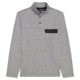 SNAP-NECK SWEATER FLEECE PULLOVER - ULTIMATE GRAY