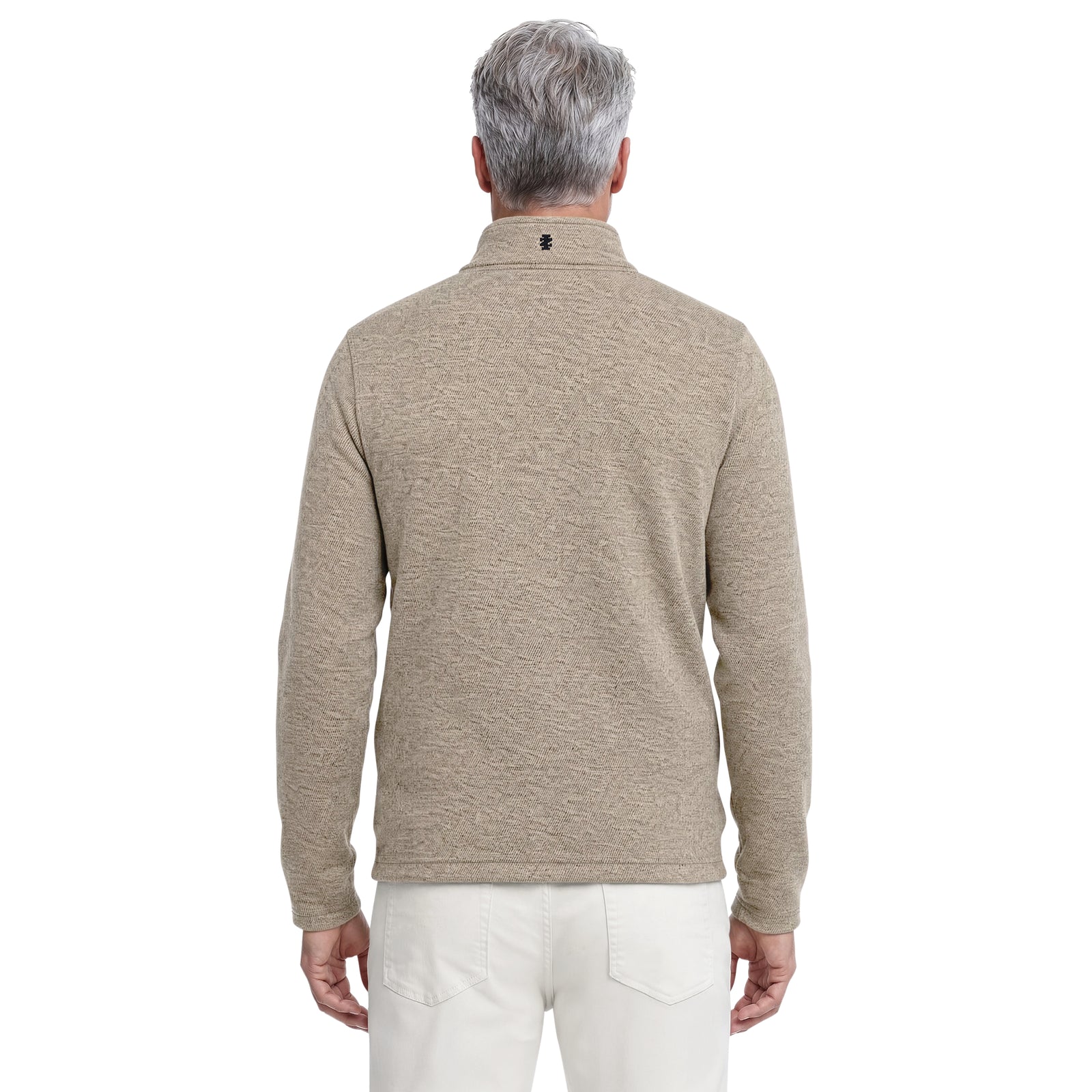 Sweater Fleece Snap Neck Pullover - Crockery – IZOD