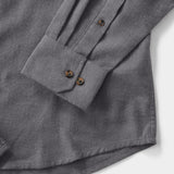STRATTON FLANNEL BUTTON-DOWN SHIRT - ULTIMATE GRAY