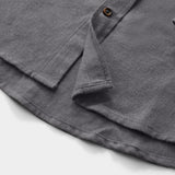 STRATTON FLANNEL BUTTON-DOWN SHIRT - ULTIMATE GRAY