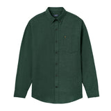 STRATTON FLANNEL BUTTON-DOWN SHIRT - DARKEST SPRUCE
