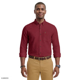 STRATTON FLANNEL BUTTON-DOWN SHIRT - SUNDRIED TOMATO